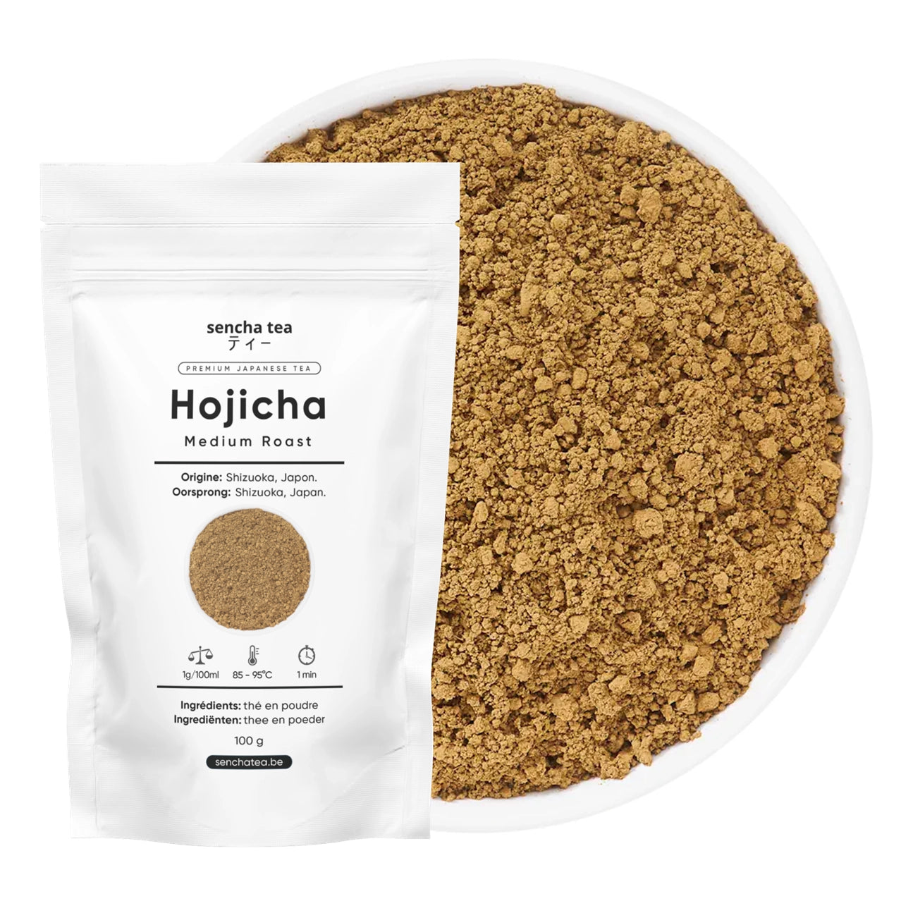 Poudre d'Hojicha Medium Roast Bio