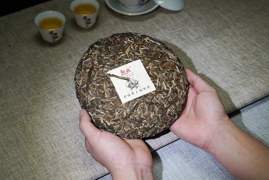 Galette de thé puerh