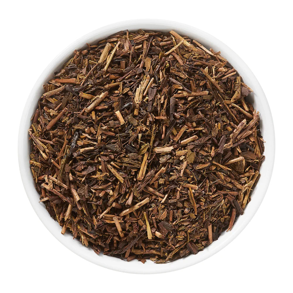 Feuilles d'hojicha dark roast