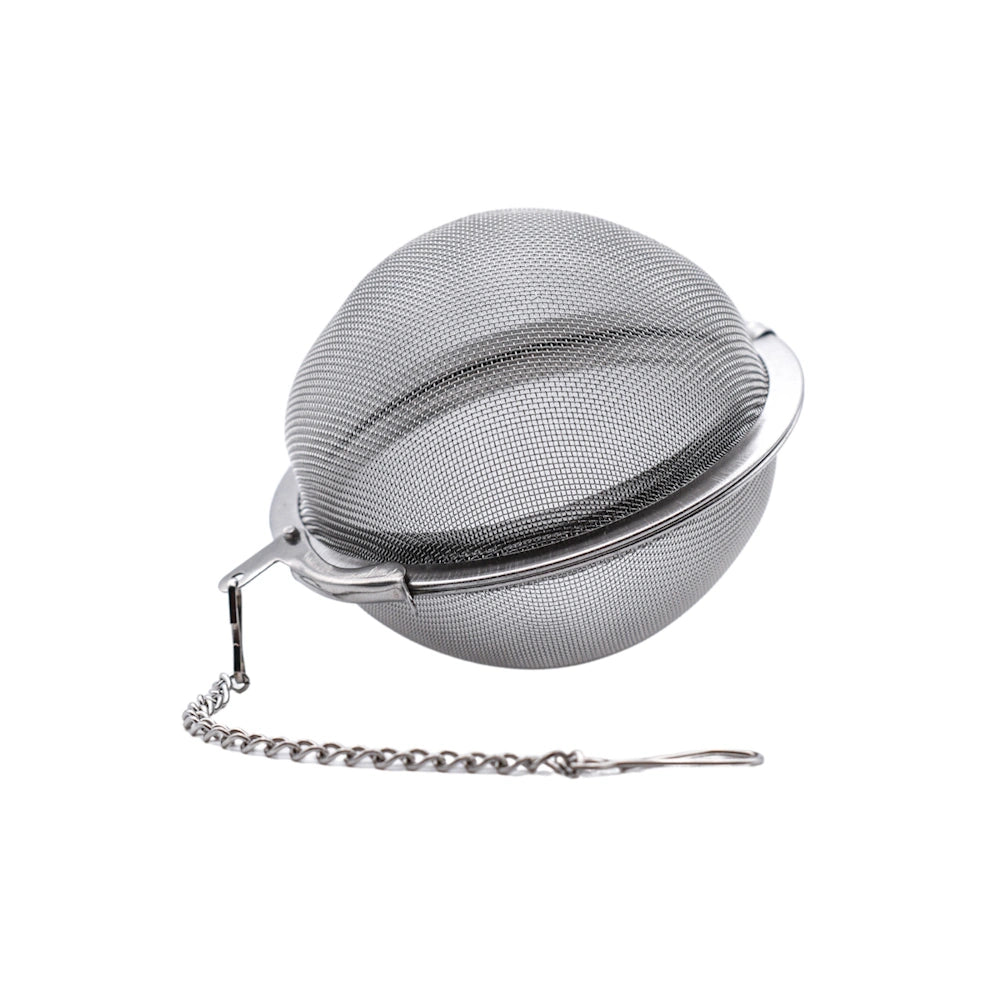 Infuseur boule à thé avec chaîne - 7,5 cm de diamètre